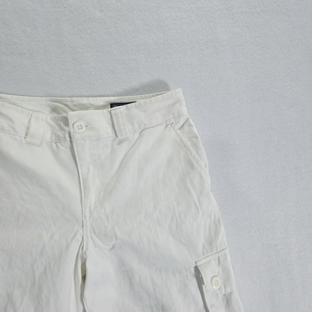 Polo Ralph Lauren Shorts Cargo Boys Size 14 Vintage White Waist 28in Inseam 10in